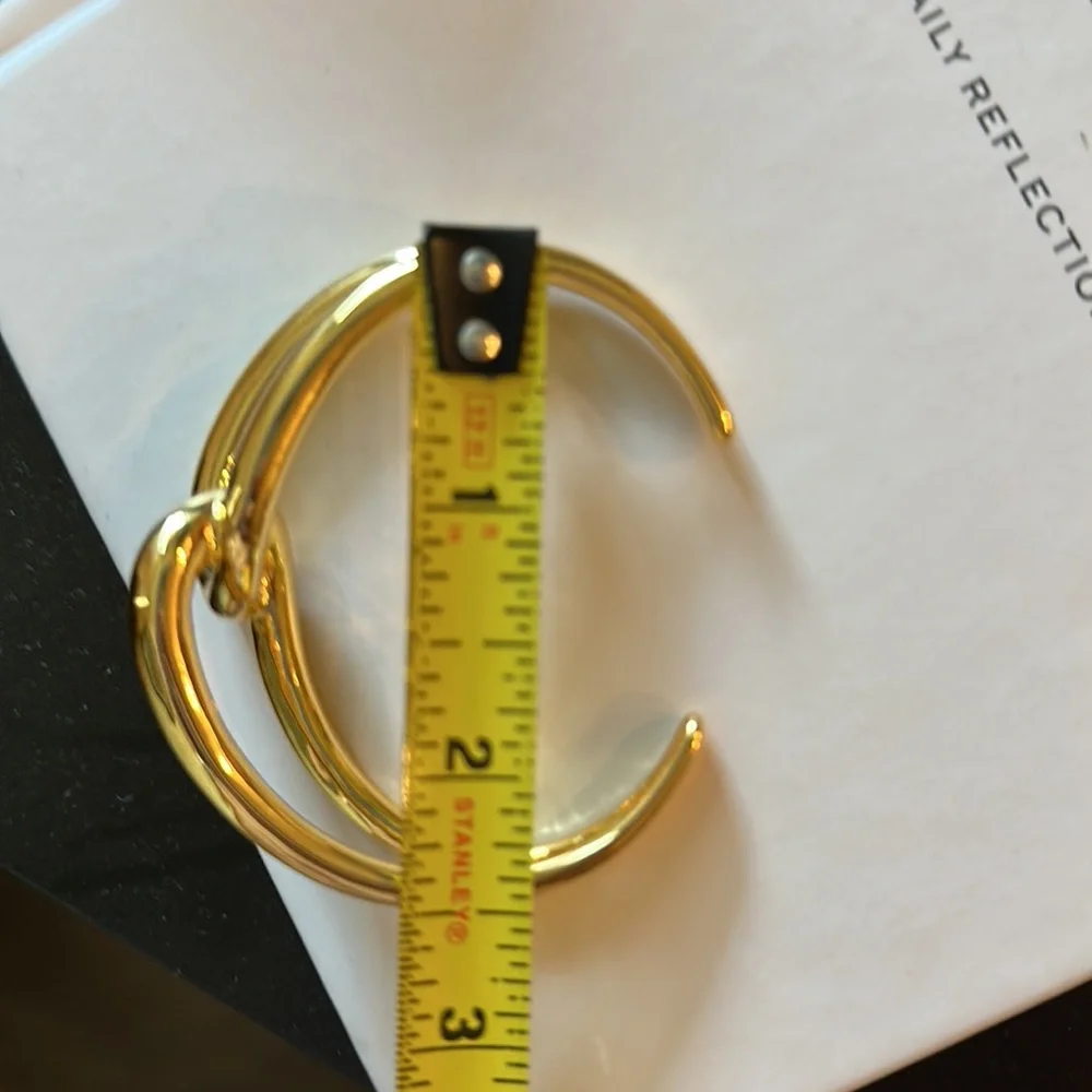 J. Crew Gold Knot Open Cuff Bracelet